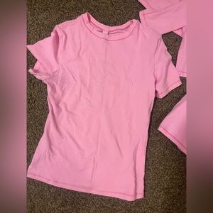 NWT - SKIMS - Limited Edition BUBBLEGUM PINK- Short Sleeve-T